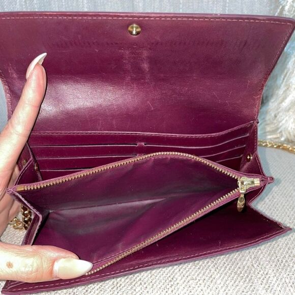 Louis Vuitton Monogram Maroon Crossbody Wallet - Picture 4 of 9
